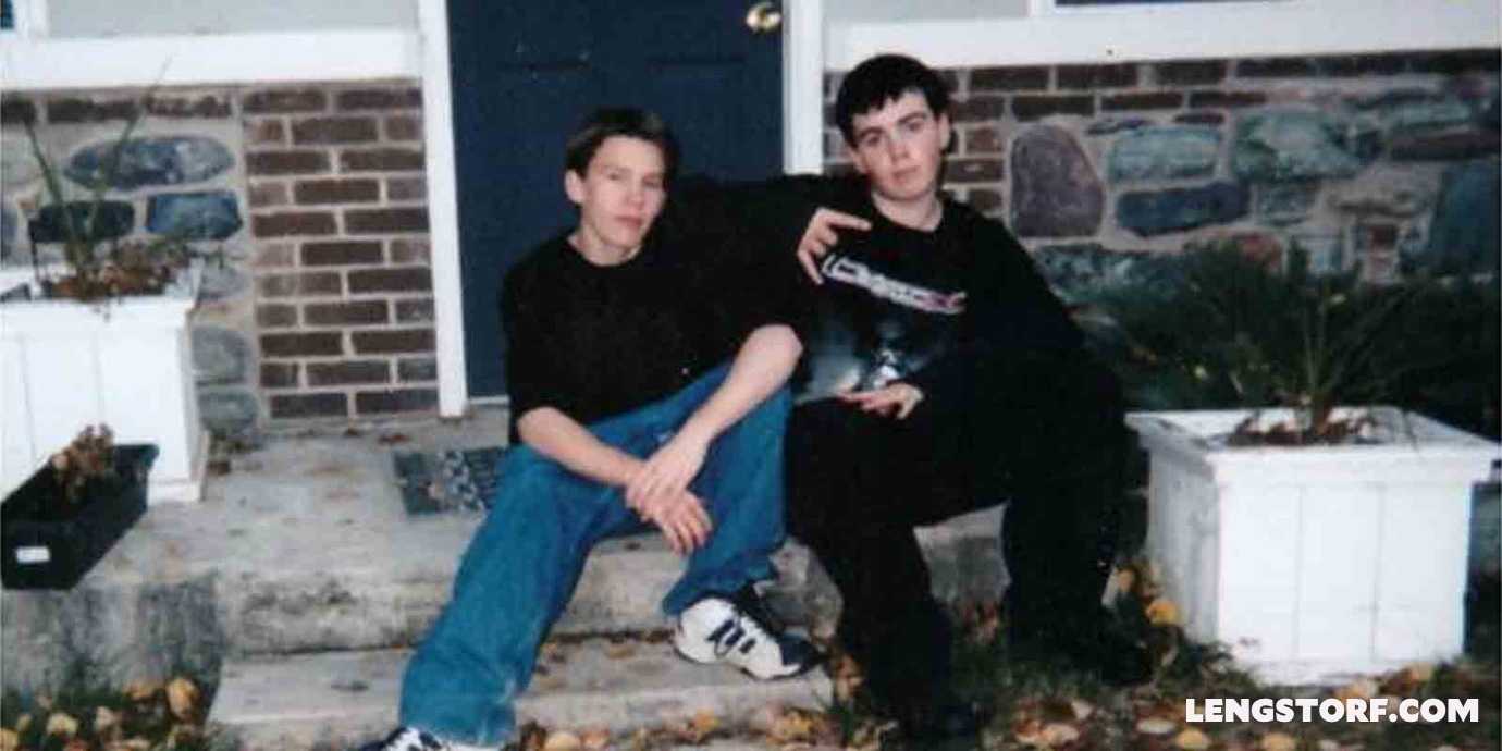 Nate Green and Jason Lengstorf high school bad attitude.