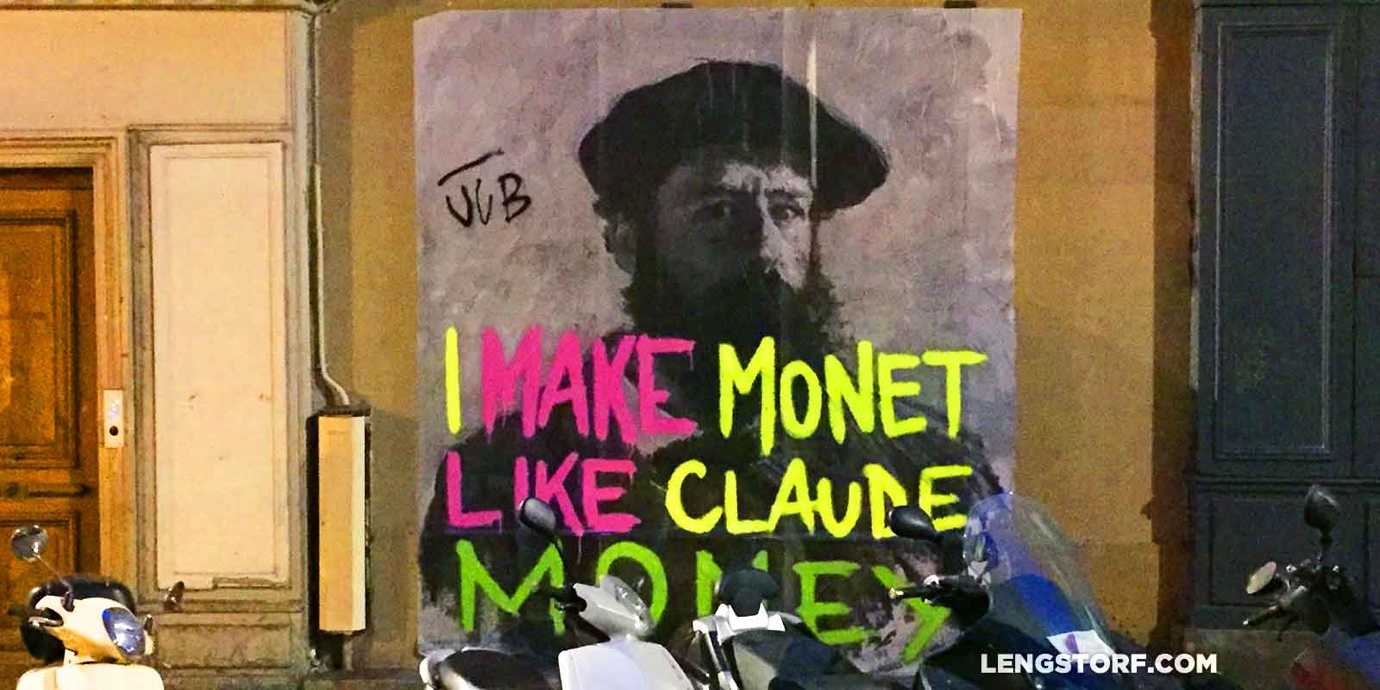 I make Monet like Claude Money.