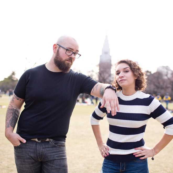 Jason Lengstorf and Marisa Morby in Tokyo, 2016.