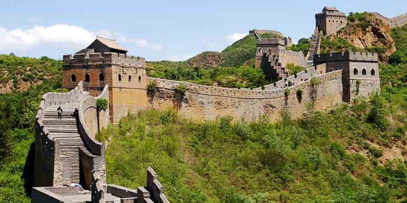 The Great Wall of China.