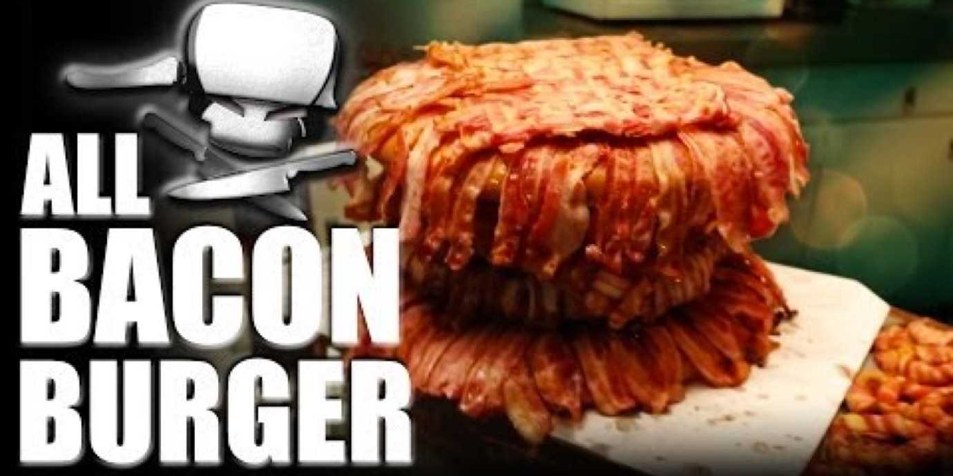 All-bacon burger.